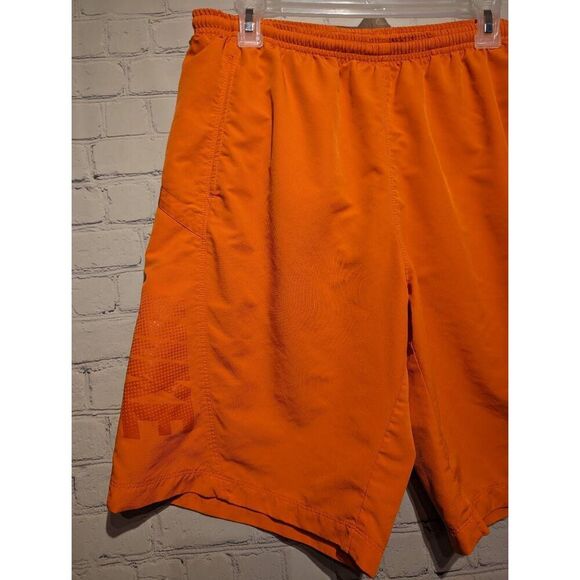 Nike orange lined swim trunks size large * - Picture 2 of 4